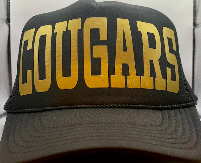 Cougar Gold Metallic Trucker Hat